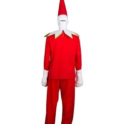 HPO Adult Men's Elf On The Shelf Costume | Multi Xmas Costume 7 HPO Adult Men's Elf On The Shelf Costume | Multi Xmas Costume