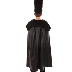 HPO Adult Men's Faux Fur Cape | Black Halloween Costume 12 HPO Adult Men's Faux Fur Cape | Black Halloween Costume