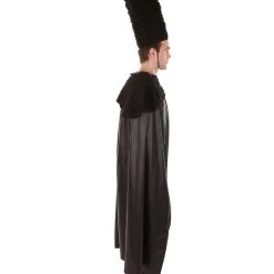 HPO Adult Men's Faux Fur Cape | Black Halloween Costume 13 HPO Adult Men's Faux Fur Cape | Black Halloween Costume