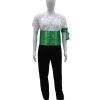 HPO Adult Men's Pirate Anime Costume | Black And Green Halloween Costume