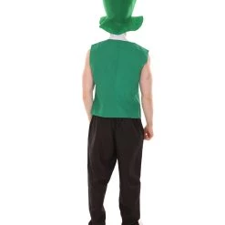 HPO Adult Men's Irish Leprechaun Costume | Green And Black Cosplay Costume 19 HPO Adult Men's Irish Leprechaun Costume | Green And Black Cosplay Costume