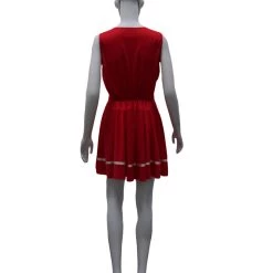 HPO Adult Women's Cheerleader Costume | Red And White Halloween Costume 9 HPO Adult Women's Cheerleader Costume | Red And White Halloween Costume