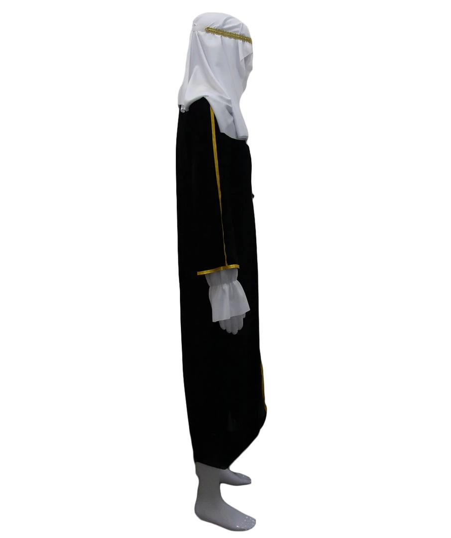 HPO Adult Men's Wise Melchior Costume | Black And White Halloween Costume 6 HPO Adult Men's Wise Melchior Costume | Black And White Halloween Costume