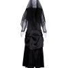 HPO Adult Women's Elegant Bride Vampire Costume | Black Halloween Costume