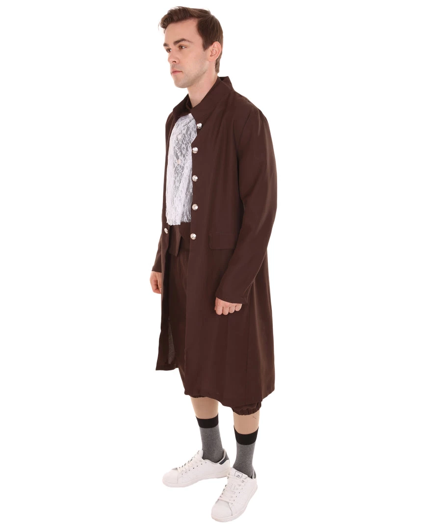 HPO Adult Men's George Washington Costume | Almost Brown Halloween Costume 3 HPO Adult Men's George Washington Costume | Almost Brown Halloween Costume