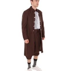 HPO Adult Men's George Washington Costume | Almost Brown Halloween Costume 15 HPO Adult Men's George Washington Costume | Almost Brown Halloween Costume