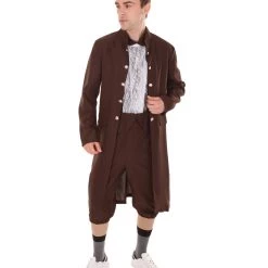 HPO Adult Men's George Washington Costume | Almost Brown Halloween Costume 16 HPO Adult Men's George Washington Costume | Almost Brown Halloween Costume