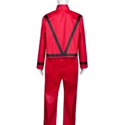 HPO Adult Men's Thriller Red Suit Celebrity Costume | Red Cosplay Costume 8 HPO Adult Men's Thriller Red Suit Celebrity Costume | Red Cosplay Costume