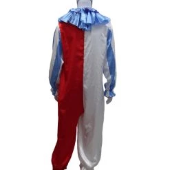 HPO Adult Men's Blue Clown Jumpsuit Costume | Multi Color Cosplay Costume 7 HPO Adult Men's Blue Clown Jumpsuit Costume | Multi Color Cosplay Costume