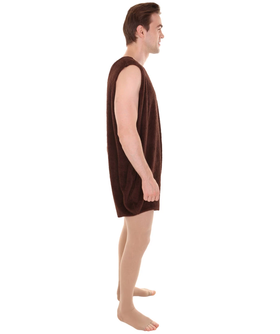 HPO Adult Men's Long Feather Costume | Brown Cosplay Costume 6 HPO Adult Men's Long Feather Costume | Brown Cosplay Costume