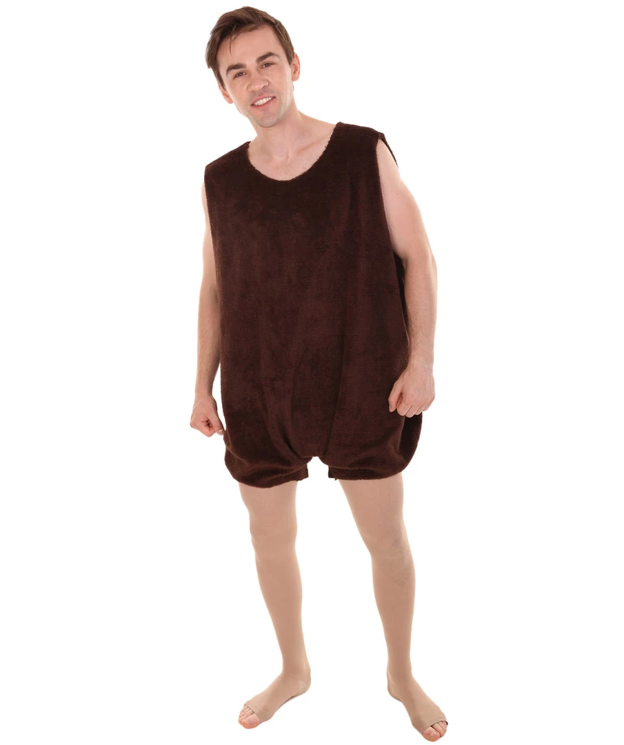 HPO Adult Men's Long Feather Costume | Brown Cosplay Costume 2 HPO Adult Men's Long Feather Costume | Brown Cosplay Costume