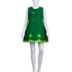 HPO Adult Women's St. Patrick's Day Trolls Poppy Costume | Green Cosplay Costume