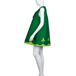 HPO Adult Women's St. Patrick's Day Trolls Poppy Costume | Green Cosplay Costume