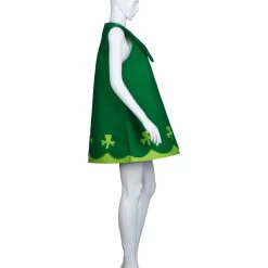 HPO Adult Women's St. Patrick's Day Trolls Poppy Costume | Green Cosplay Costume 8 HPO Adult Women's St. Patrick's Day Trolls Poppy Costume | Green Cosplay Costume
