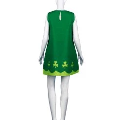 HPO Adult Women's St. Patrick's Day Trolls Poppy Costume | Green Cosplay Costume 7 HPO Adult Women's St. Patrick's Day Trolls Poppy Costume | Green Cosplay Costume