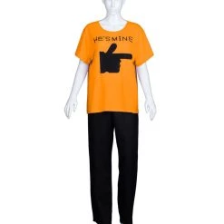 HPO Adult Women's Valentine's Day Matching Couple He's Mine T-Shirt | Cosplay Costume Collections