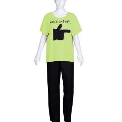 HPO Adult Women's Valentine's Day Matching Couple He's Mine T-Shirt | Cosplay Costume Collections