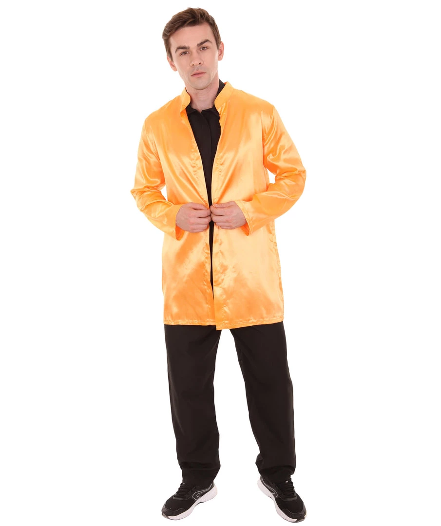 HPO Adult Men's Chinese Traditional Martial Arts Kung Fu Uniform Costume | Orange Cosplay Costume 8 HPO Adult Men's Chinese Traditional Martial Arts Kung Fu Uniform Costume | Orange Cosplay Costume
