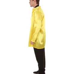 HPO Adult Men's Chinese Traditional Martial Arts Kung Fu Uniform Costume | Yellow Cosplay Costume 11 HPO Adult Men's Chinese Traditional Martial Arts Kung Fu Uniform Costume | Yellow Cosplay Costume