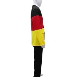 FLAGWIGS Adult Men's Germany Flag Party Suit Sports Costume | Patriotic Cosplay Costume