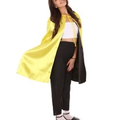 HPO Adult Women's Reversible Vampire Cape Costume | Multiple Color Option Halloween Costume
