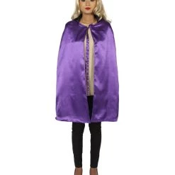 HPO Adult Women's Reversible Vampire Cape Costume | Multiple Color Option Halloween Costume