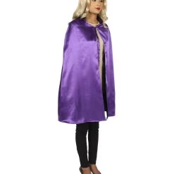 HPO Adult Women's Reversible Vampire Cape Costume | Multiple Color Option Halloween Costume