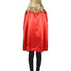 HPO Adult Women's Reversible Vampire Cape Costume | Multiple Color Option Halloween Costume