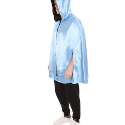 HPO Adult Men's Reversible Hooded Short Cape Costume | Multiple Color Options Halloween Costume
