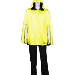 HPO Adult Men's Reversible Hooded Short Cape Costume | Multiple Color Options Halloween Costume