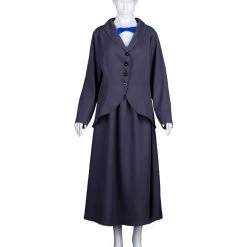 HPO Adult Women's English Nanny Costume | Shadow Grey Cosplay Costume