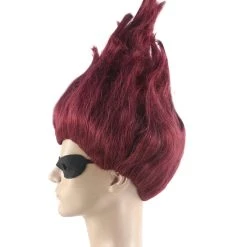 HPO Men's Superhero Family Villain Wig | Mens Wig With Mask Set | TV/Movie Wigs | Premium Breathable Capless Cap