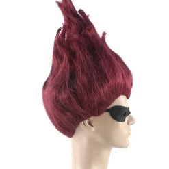 HPO Men's Superhero Family Villain Wig | Mens Wig With Mask Set | TV/Movie Wigs | Premium Breathable Capless Cap