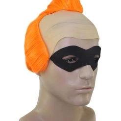 HPO Men's Superhero Family Mens Wig | Wig With Mask Set | TV/Movie Wigs