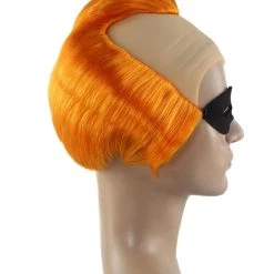 HPO Men's Superhero Family Mens Wig | Wig With Mask Set | TV/Movie Wigs