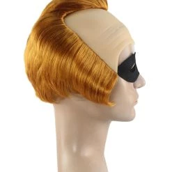 HPO Men's Superhero Family Mens Wig | Wig With Mask Set | TV/Movie Wigs