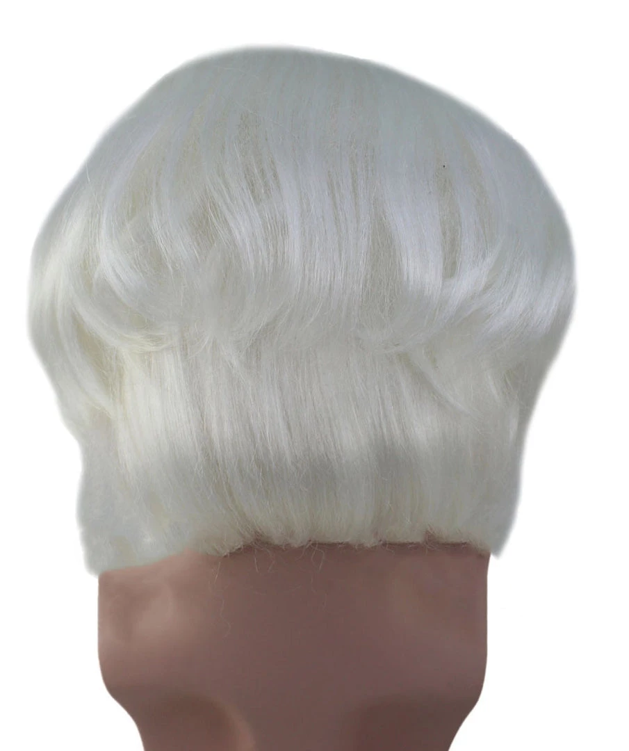 HPO Old Fool Men Zombie Wig | White Scary Wigs Men's 4 HPO Old Fool Men Zombie Wig | White Scary Wigs Men's