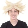 HPO Anime Spike Wig | Blonde TV/Movie Wigs | Premium Breathable Capless Cap