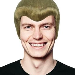 HPO Adult Men's Movie Wig | Gold TV/Movie Wigs | Premium Breathable Capless Cap