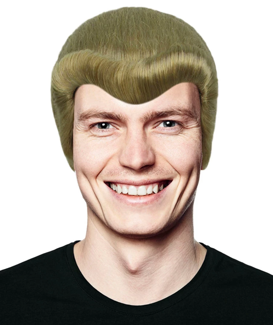 HPO Adult Men's Movie Wig | Gold TV/Movie Wigs | Premium Breathable Capless Cap 1 HPO Adult Men's Movie Wig | Gold TV/Movie Wigs | Premium Breathable Capless Cap