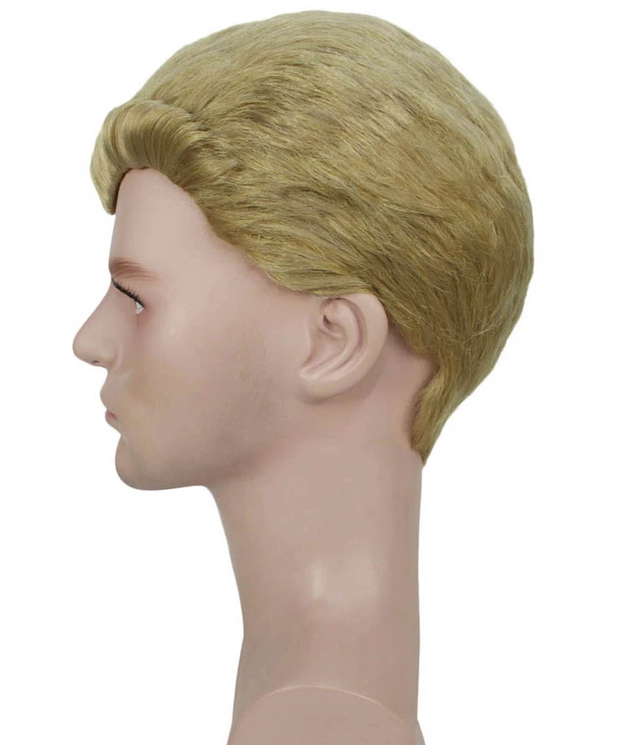 HPO Adult Men's Movie Wig | Gold TV/Movie Wigs | Premium Breathable Capless Cap 3 HPO Adult Men's Movie Wig | Gold TV/Movie Wigs | Premium Breathable Capless Cap