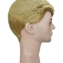 HPO Adult Men's Movie Wig | Gold TV/Movie Wigs | Premium Breathable Capless Cap 14 HPO Adult Men's Movie Wig | Gold TV/Movie Wigs | Premium Breathable Capless Cap