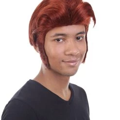 HPO Snow Animation Men's Wig | Auburn TV/Movie Wigs | Premium Breathable Capless Cap