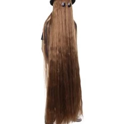 HPO SALE It's Cousin Hairy! | 66 Inch Long Costume Wig | Includes Hat And Glasses | Premium Halloween Wig