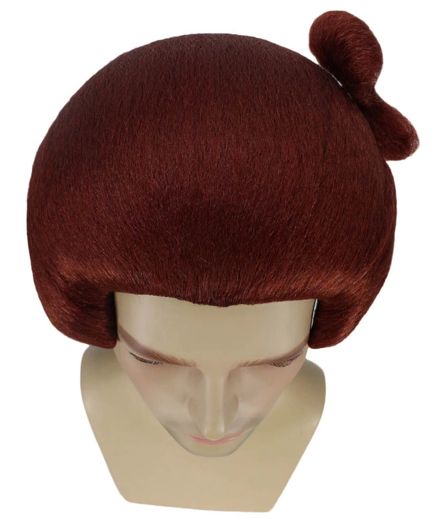 HPO Blocks Men's Wig | Burgundy TV/Movie Wigs | Premium Breathable Capless Cap 7 HPO Blocks Men's Wig | Burgundy TV/Movie Wigs | Premium Breathable Capless Cap