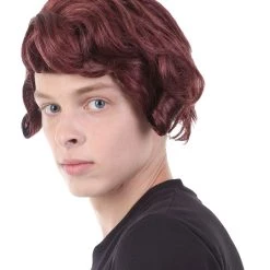 HPO Colonial Wig | Burgundy TV/Movie Wigs | Premium Breathable Capless Cap SALE 11 HPO Colonial Wig | Burgundy TV/Movie Wigs | Premium Breathable Capless Cap SALE