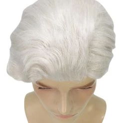 HPO Men's Fantasy Adventure Wig | White Grey Wigs | Premium Breathable Capless Cap 15 HPO Men's Fantasy Adventure Wig | White Grey Wigs | Premium Breathable Capless Cap