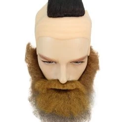 HPO Men's Fighting Family Mustache And Beard Set Wig | Multi Color Wigs