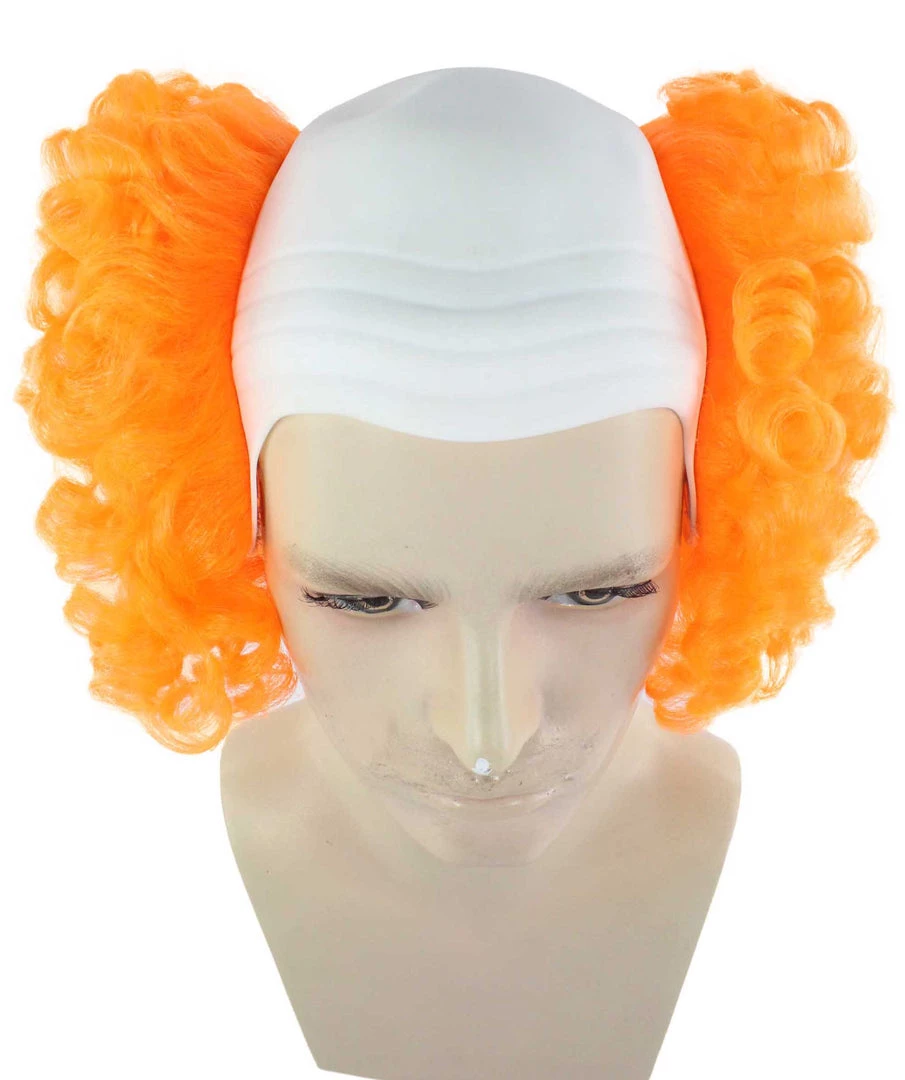 HPO Half Bald Head Curly Men Wig Collection | Premium Breathable Capless Cap Men's 8 HPO Half Bald Head Curly Men Wig Collection | Premium Breathable Capless Cap Men's