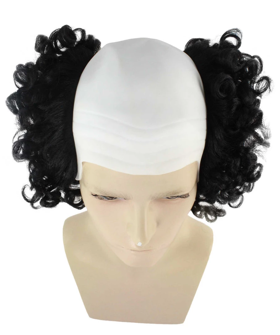 HPO Half Bald Head Curly Men Wig Collection | Premium Breathable Capless Cap Men's 16 HPO Half Bald Head Curly Men Wig Collection | Premium Breathable Capless Cap Men's